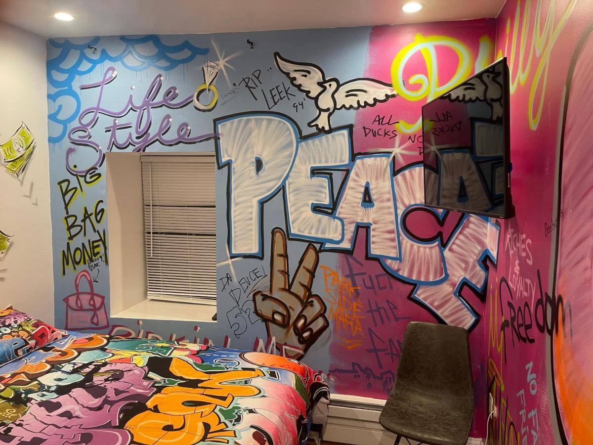 Art Deco Graffiti Suite Philadelphia Buitenkant foto
